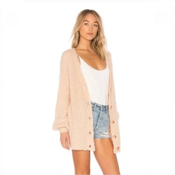 REVOLVE Tularosa Clementine Cardigan in Blush - Picture 1 of 7